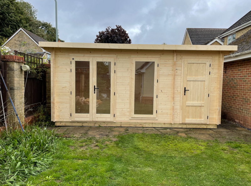 Berkshire Log Cabin | 44mm or 68mm Logs |  5 x 2.5m | Bespoke Range