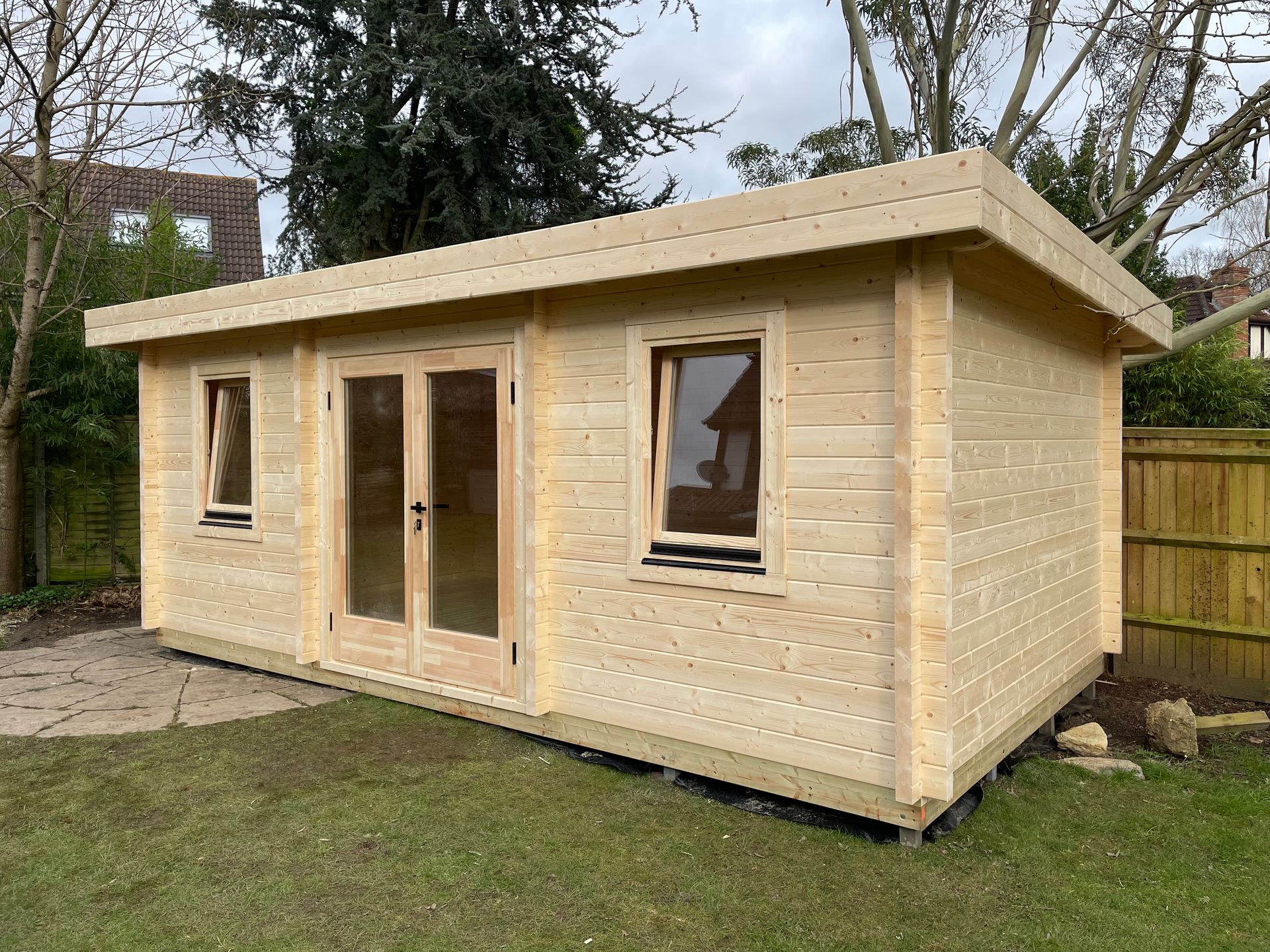 Tino Log Cabin | 44mm or 68mm Logs | 6.0 x 3.2m Garden Building | Bespoke Range