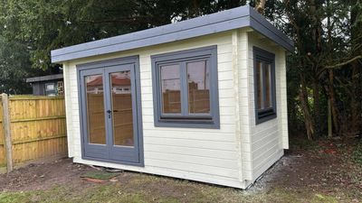 Basingstoke Log Cabin | 44mm or 68mm Logs | 4.18 x 2.5m Garden Building | Bespoke Range basingstoke log cabin