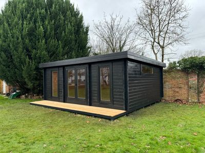 The Benson | 68mm Logs | 6.0 x 5.0m Garden Building | Bespoke Log Cabin Range