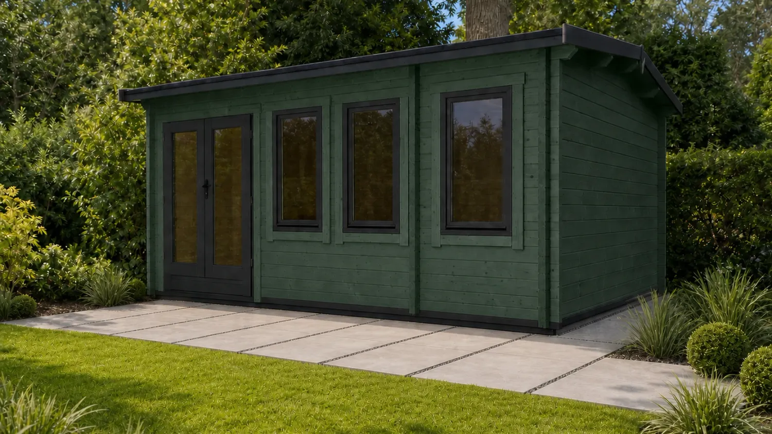 Marlow Log Cabin 44mm 5.1 x 3.9m