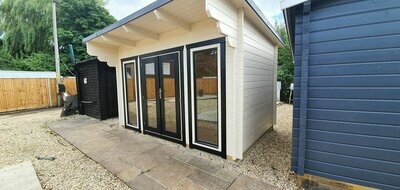 Eaton Log Cabin | 4.0 x 2.5m | 28mm, 44mm or 68mm | Bespoke Range Eaton Log Cabin