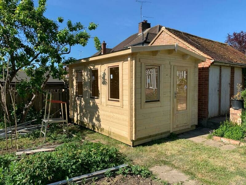 hardie log cabin