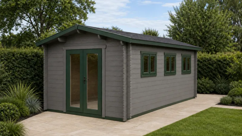 Aimie | 6.0 x 3.0m | 44mm or 68mm Logs Aimie | 6.0 x 3.0m | 44mm or 68mm Logs