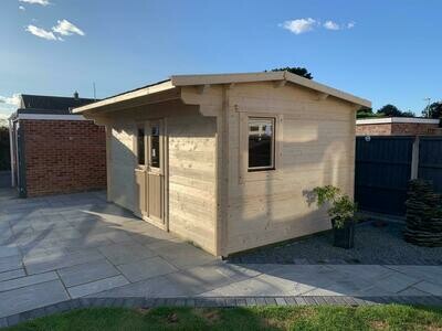 Mcneil Log Cabin | 44mm or 68mm Logs | 4.9 x 3.1m | Garden Building | Bespoke Range