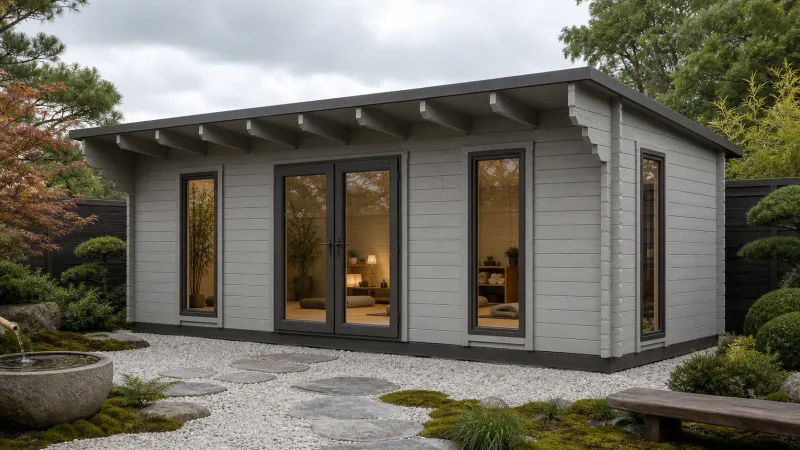 Blake Log Cabin | 44 or 68mm Logs | 5.8 x 3.3m | Bespoke Range Blake Log Cabin | 44 or 68mm Logs | 5.8 x 3.3m | Bespoke Range