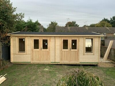 Danni | Multi Room | Log Cabin 7.0 x 4.0m | 44mm Danni log cabin