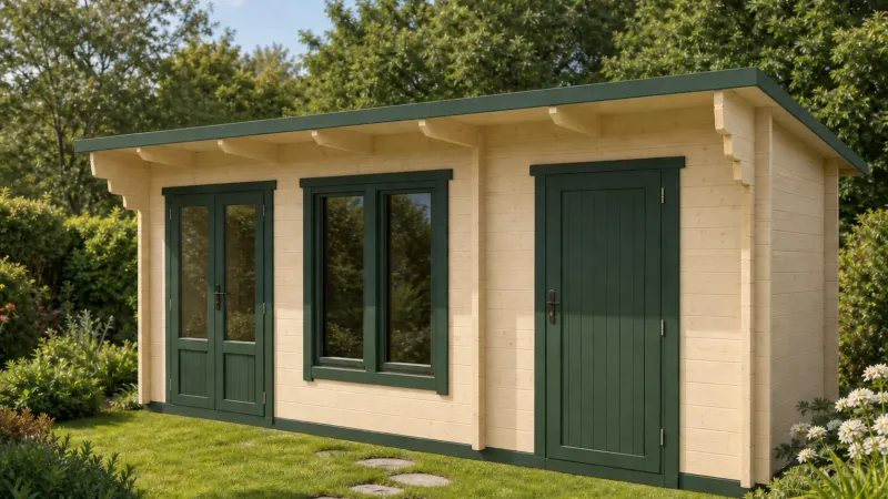 McLean - Log Cabin 6.1m x 2.3 - 44mm or 68mm Logs | MULTI ROOM | Bespoke Range McLean - Log Cabin 6.1m x 2.3 - 44mm or 68mm Logs | MULTI ROOM | Bespoke Range