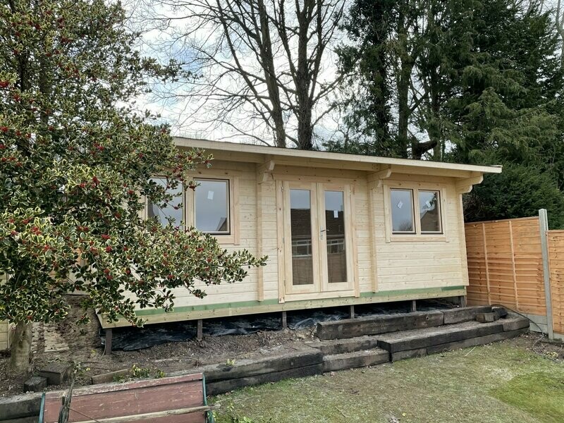 Baker | 6.8 x 3.7m | 44mm or 68mm Log Cabin | Bespoke Range baker log cabin
