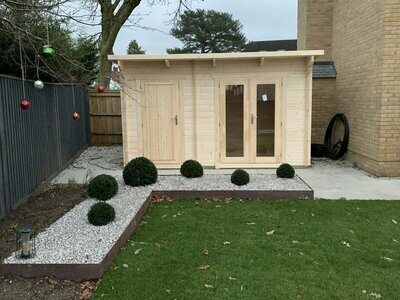Thomas | Log Cabin | 44mm or 68mm Logs | 4.1 x 2.6m | Bespoke Range | Multi Room