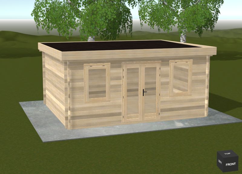 Tetbury | 5.0 x 4.0m | 44mm or 68mm Logs | Bespoke Range Tetbury | 5.0 x 4.0m | 44mm or 68mm Logs | Bespoke Range