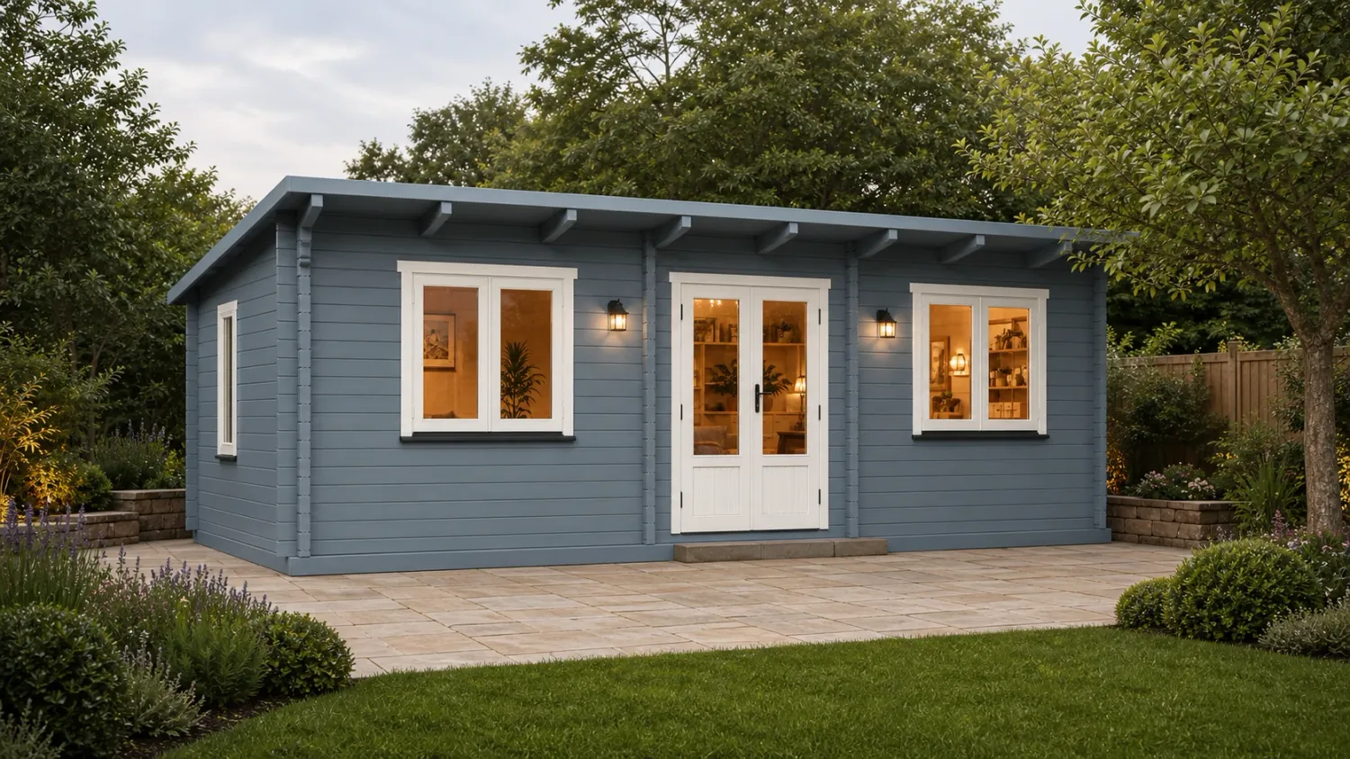 Bobby Log Cabin | 44 or 68mm Logs | 7.5 x 4.0m | Bespoke Range