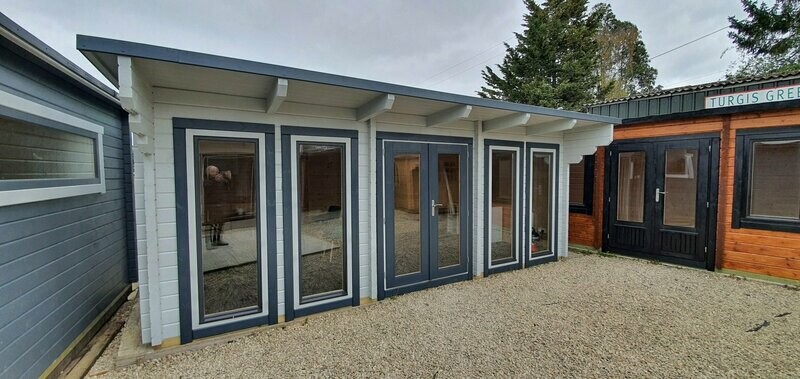 Eaton XL | 6.0 x 3.5m | 44mm or 68mm Logs | Bespoke Range Eaton XL log cabin