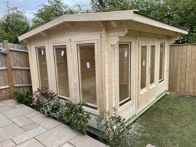 Gibbon log cabin 