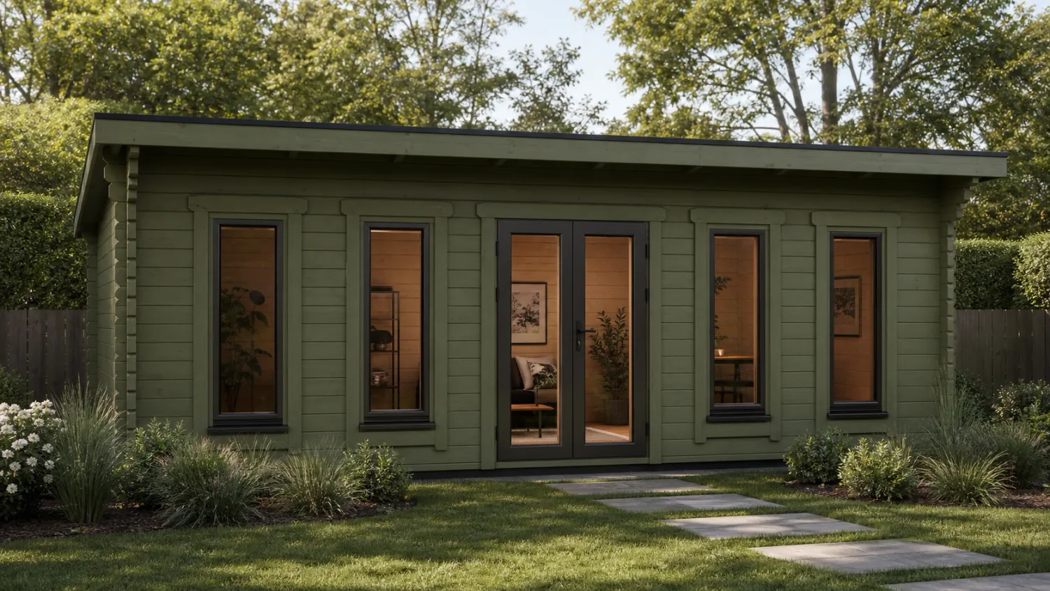 Bruce Log Cabin | 44 or 68mm logs | 7.0m x 3.7m | Bespoke Range