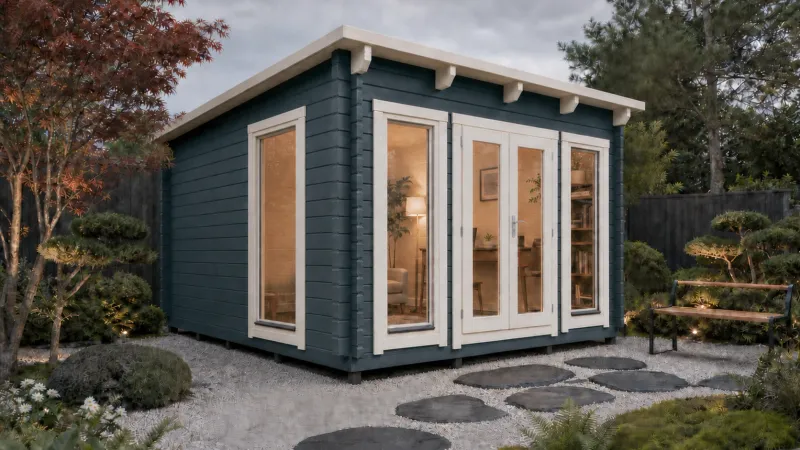 Scrutton log cabin | 44 or 68mm Logs | 4.0 x 3.0m | Bespoke Range Scrutton log cabin | 44 or 68mm Logs | 4.0 x 3.0m | Bespoke Range
