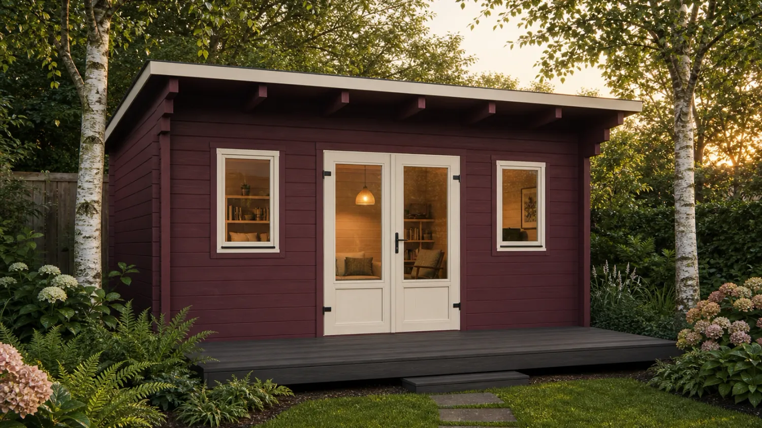 Ball Log Cabin | 44 or 68mm Logs | 5.0 x 3.0m | Standard Range