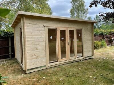 Day Log Cabin | 44mm Logs | 5.0 x 3.0m | Bespoke Range Day log cabin