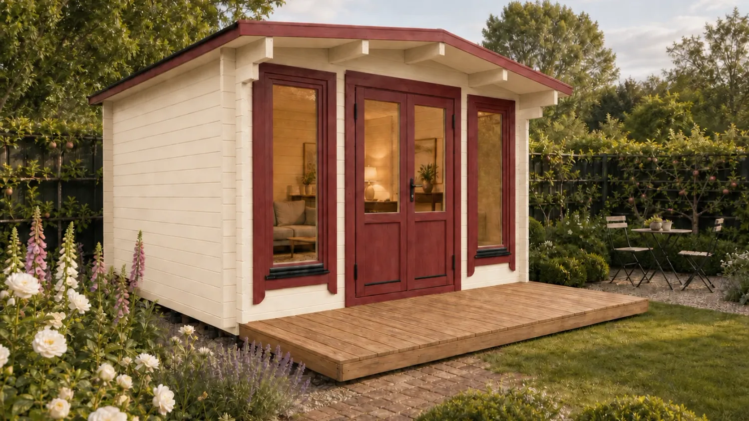 Palmer | 4.0m x 3.5m | 44mm or 68mm Logs | Bespoke Range