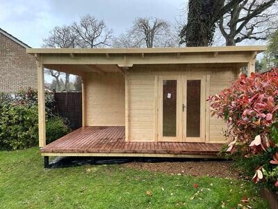 Price Log Cabin | 44mm | 5.4 x 3.7m | Bespoke Range Price Log Cabin | 44mm | 5.4 x 3.7m | Bespoke Range