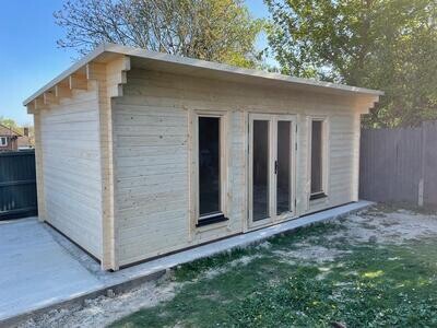 Woodley Log Cabin | 44mm or 68mm | 6.0 x 3.0m | Bespoke Range Woodley Log Cabin | 44mm or 68mm | 6.0 x 3.0m | Bespoke Range