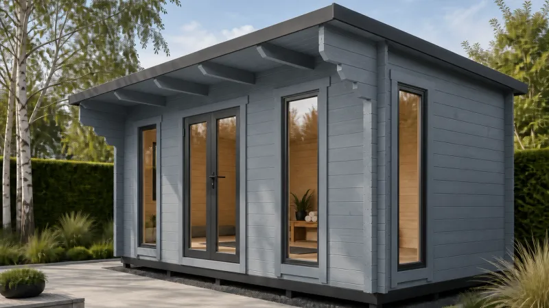 Blakey Log Cabin | 44mm or 68mm Logs | 5.8 x 2.9m Garden Building | Bespoke Log Cabins Blakey Log Cabin | 44mm or 68mm Logs | 5.8 x 2.9m Garden Building | Bespoke Log Cabins