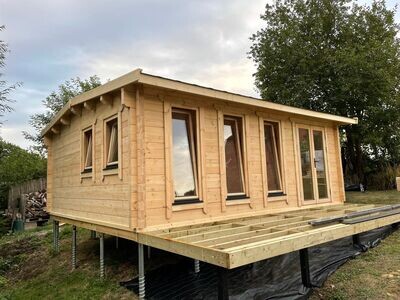 Sunny Log Cabin | 68mm Logs | 6.0 x 5.0m | Bespoke Range Sunny Log Cabin | 68mm Logs | 6.0 x 5.0m | Bespoke Range