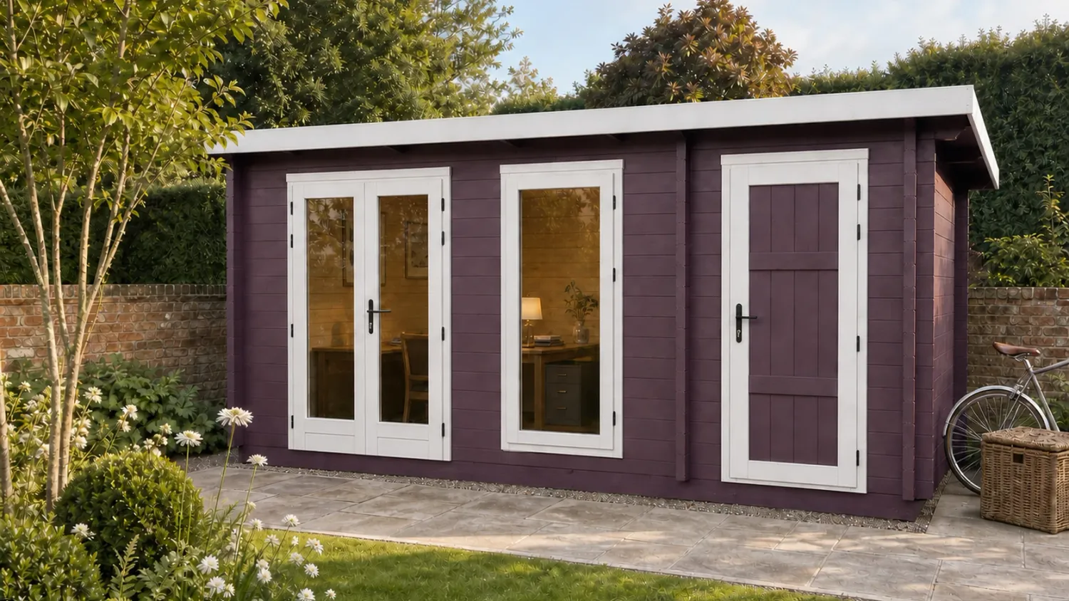 Berkshire Log Cabin | 44mm or 68mm Logs | 5 x 2.5m | Bespoke Range