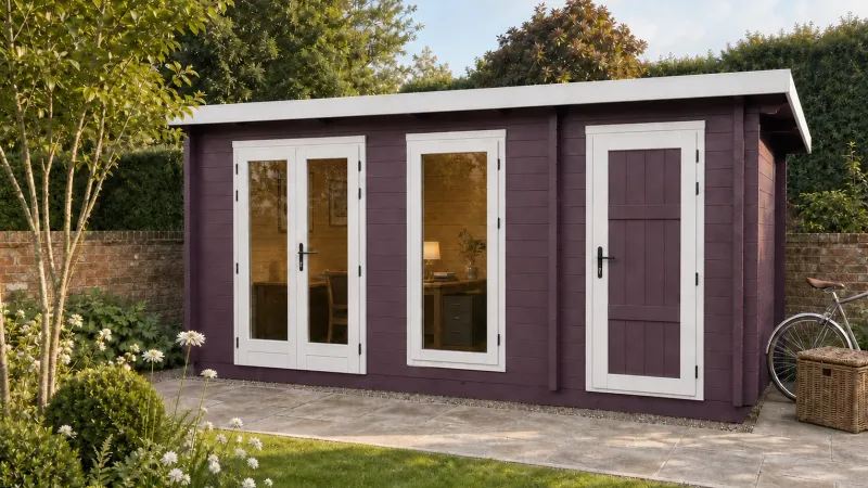 Berkshire Log Cabin | 44mm or 68mm Logs | 5 x 2.5m | Bespoke Range Berkshire Log Cabin | 44mm or 68mm Logs | 5 x 2.5m | Bespoke Range