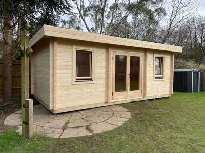Tino Log Cabin | 44mm or 68mm Logs | 6.0 x 3.2m Garden Building | Bespoke Range