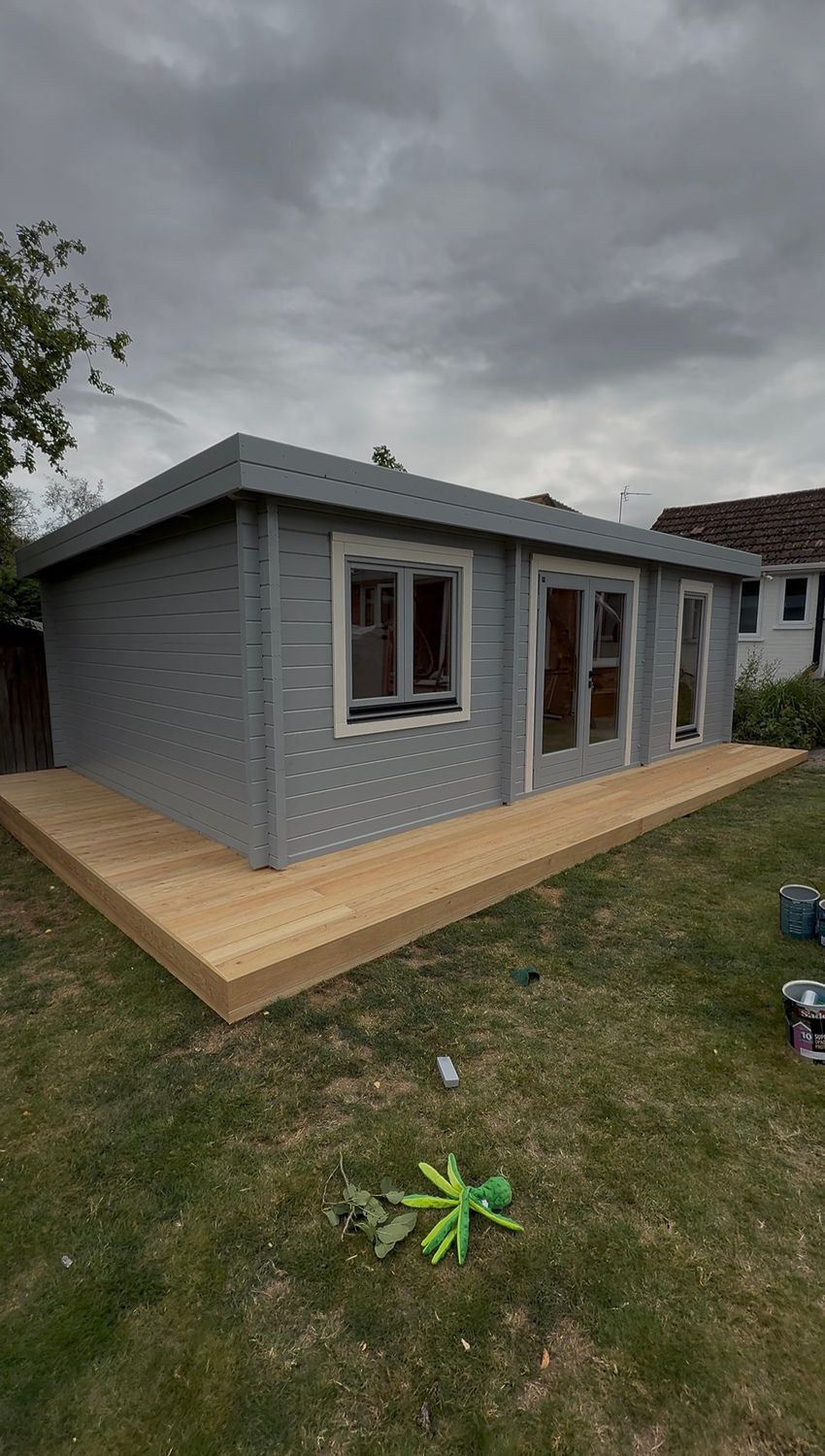 The Ascot Log Cabin | 68mm | 7 x 4.25m Internal | Bespoke Range The Ascot Log Cabin | 68mm | 7 x 4.25m Internal | Bespoke Range