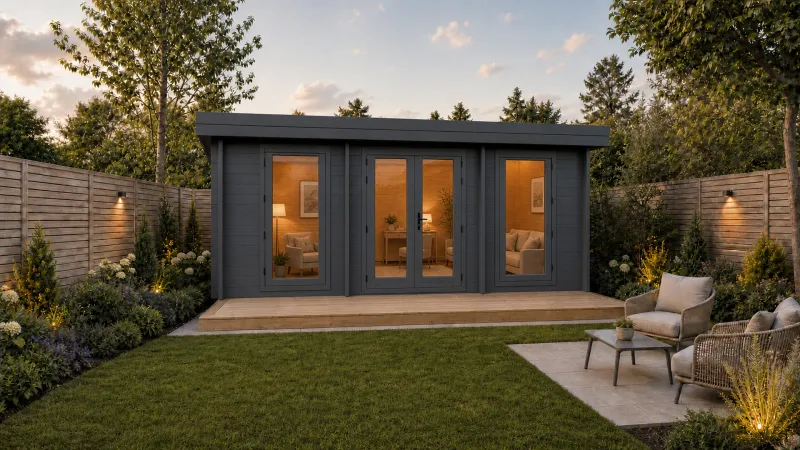 The Goring Log Cabin | 44mm or 68mm Logs | 5 x 3.5m | Bespoke Range The Goring Log Cabin | 44mm or 68mm Logs | 5 x 3.5m | Bespoke Range