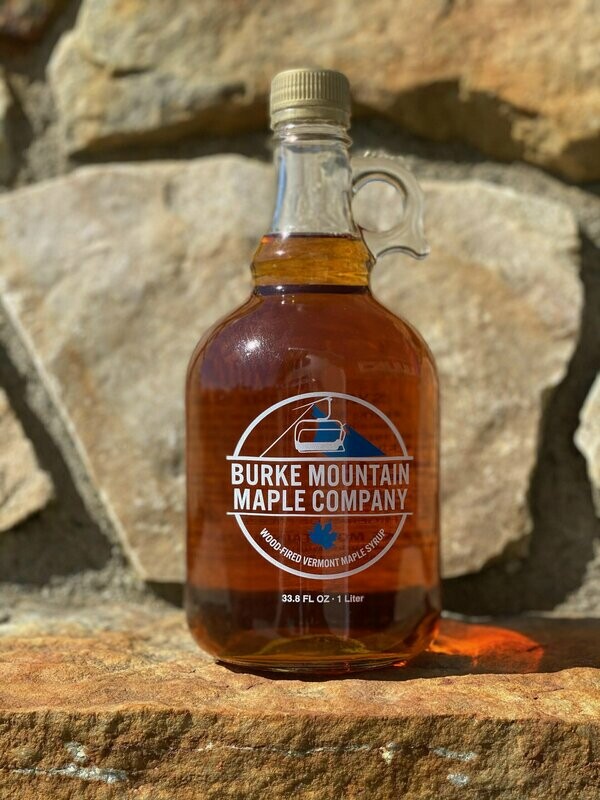 Glass 1 Quart Vermont Maple Syrup