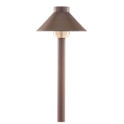 5.5" TRADITIONAL HAT PATH LIGHT (ANTIQUE BRASS)