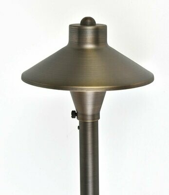 7" PATHLIGHT ANTIQUE BRASS