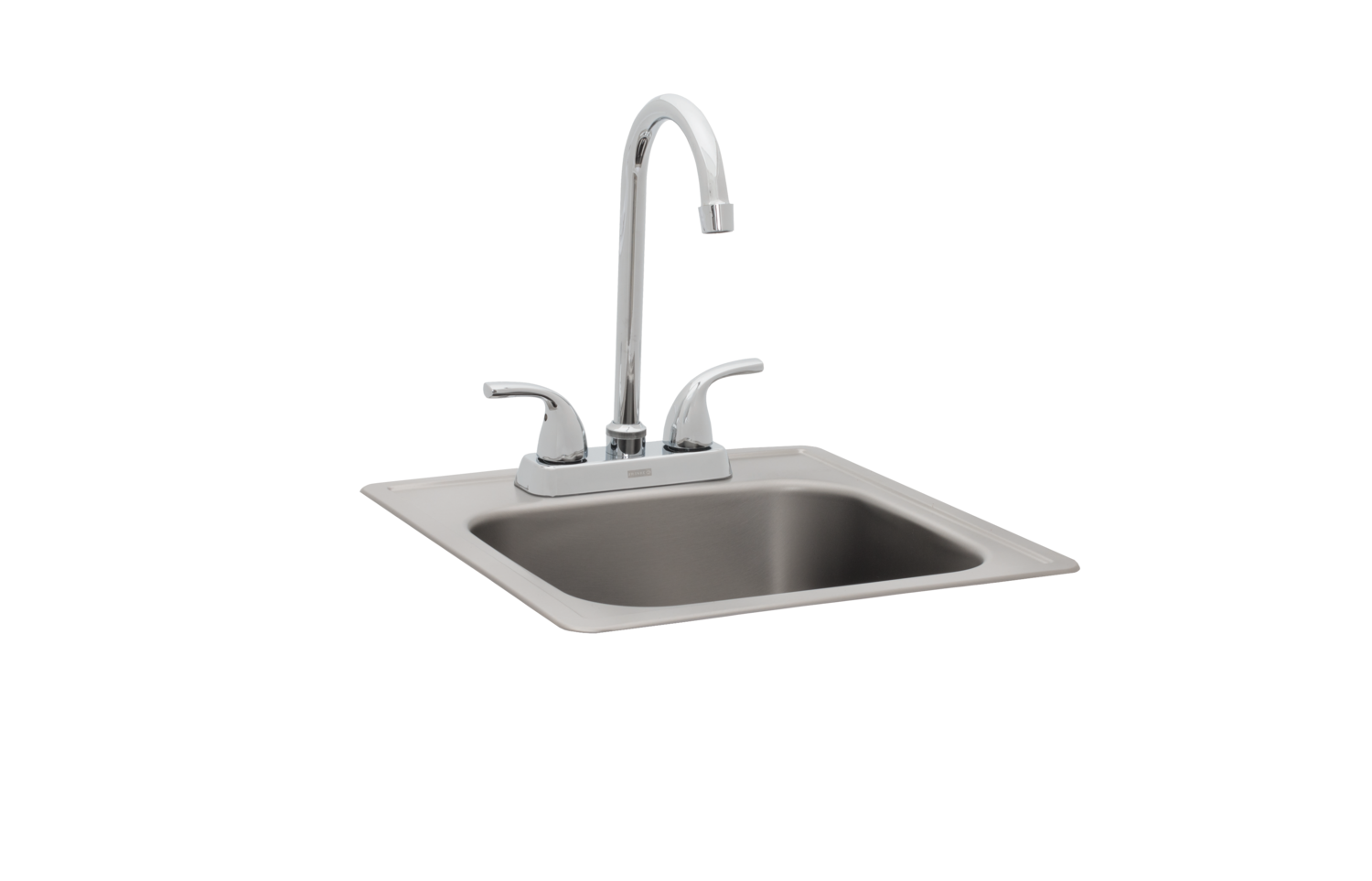 BULL Small Stainless-Steel Sink With Faucet