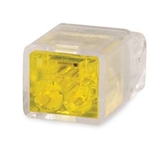 Contractors Choice Yellow 2 Port Push In Connector