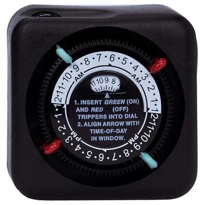 24-hr Outdoor Mechanical plug-in pin timer