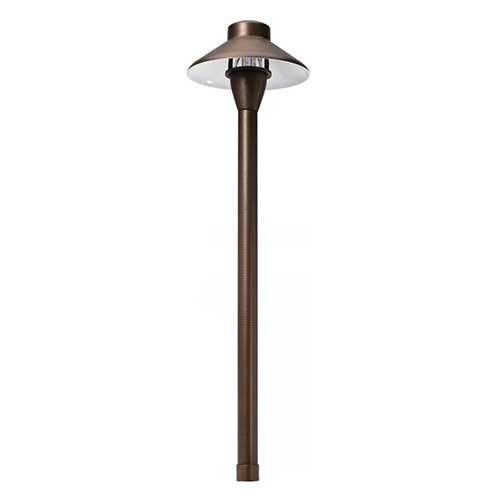 ROXY - LARGE HAT PATH LIGHT BRASS FIXTURE