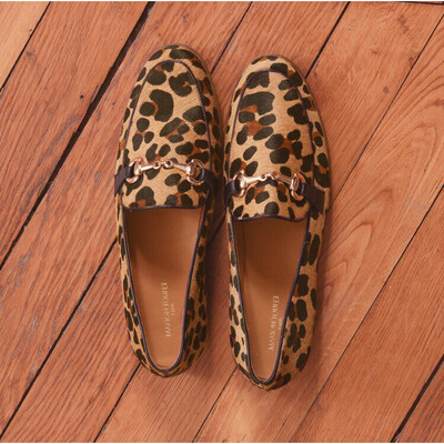 Clemence Leopard Snaffle Loafer Clemence Leopard Snaffle Loafer