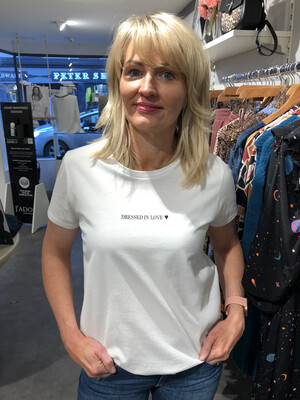 S203251 Dressed in Love White T-Shirt S203251 Dressed in Love White T-Shirt