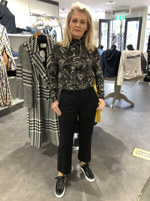 Black Straight Leg Pants
