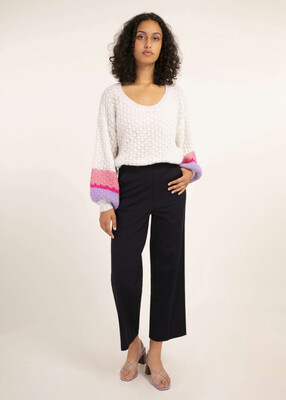 'Philippine' Navy Cropped Pants