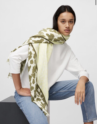 Multi Oso Scarf Soft Cotton with Marc O Polo Print Multi Oso Scarf Soft Cotton with Marc O Polo Print