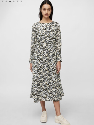 SUSTAINABLE Multi Dress in Printed Viscose Fabric SUSTAINABLE Multi Dress in Printed Viscose Fabric