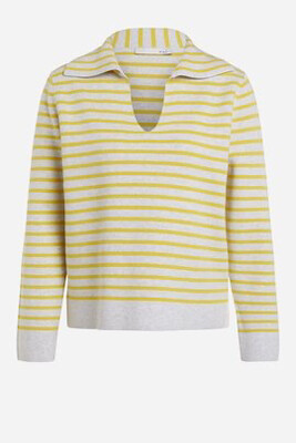 Light Grey & Yellow Cotton Knit Light Grey & Yellow Cotton Knit