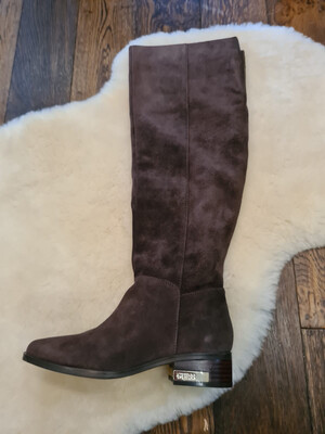 Pavlina Brown Suede Over The Knee Boot