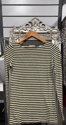 Multi Olive Organic Cotton Long Sleeve Top Multi Olive Organic Cotton Long Sleeve Top