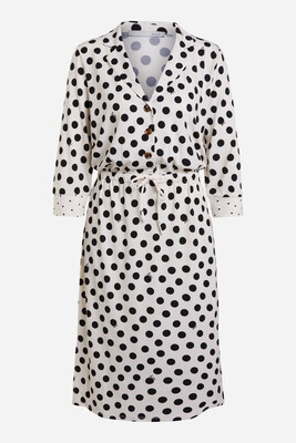Love Dress - Off White & Black with Tie Waist Love Dress - Off White & Black with Tie Waist