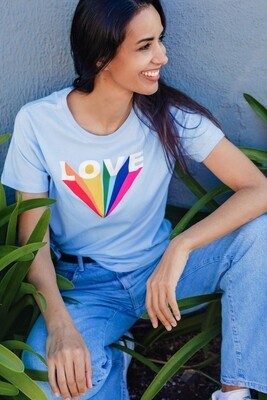 Maggie Pale Blue, Love Rays Tee UK Maggie Pale Blue, Love Rays Tee UK